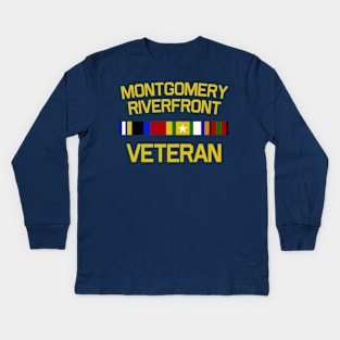 Montgomery Riverfront Veteran Kids Long Sleeve T-Shirt